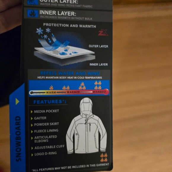 NWT ZeroXposur Boys Snow/Winter Coat Large (14/16) - Picture 9 of 15